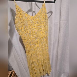 Yellow Floral Dress